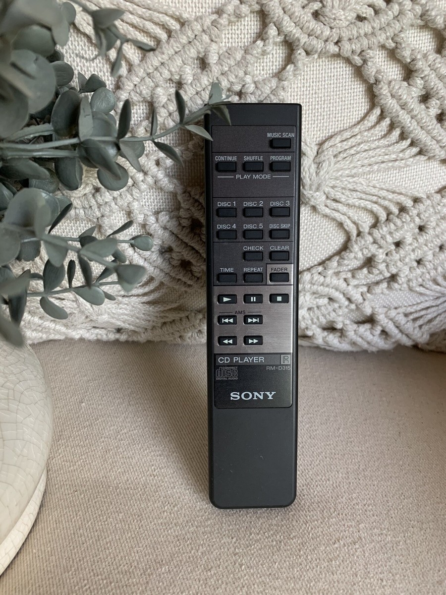 Sony RM-D315 CD Player Remote Control OEM Genuine Vtg Tested