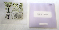 MY HEART B1266 My Acrylix Acrylic Stamp Set CTMH Close to My Heart