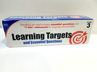 Learning Targets and Essential Questions Grade 3 Flash Cards Language Arts Math