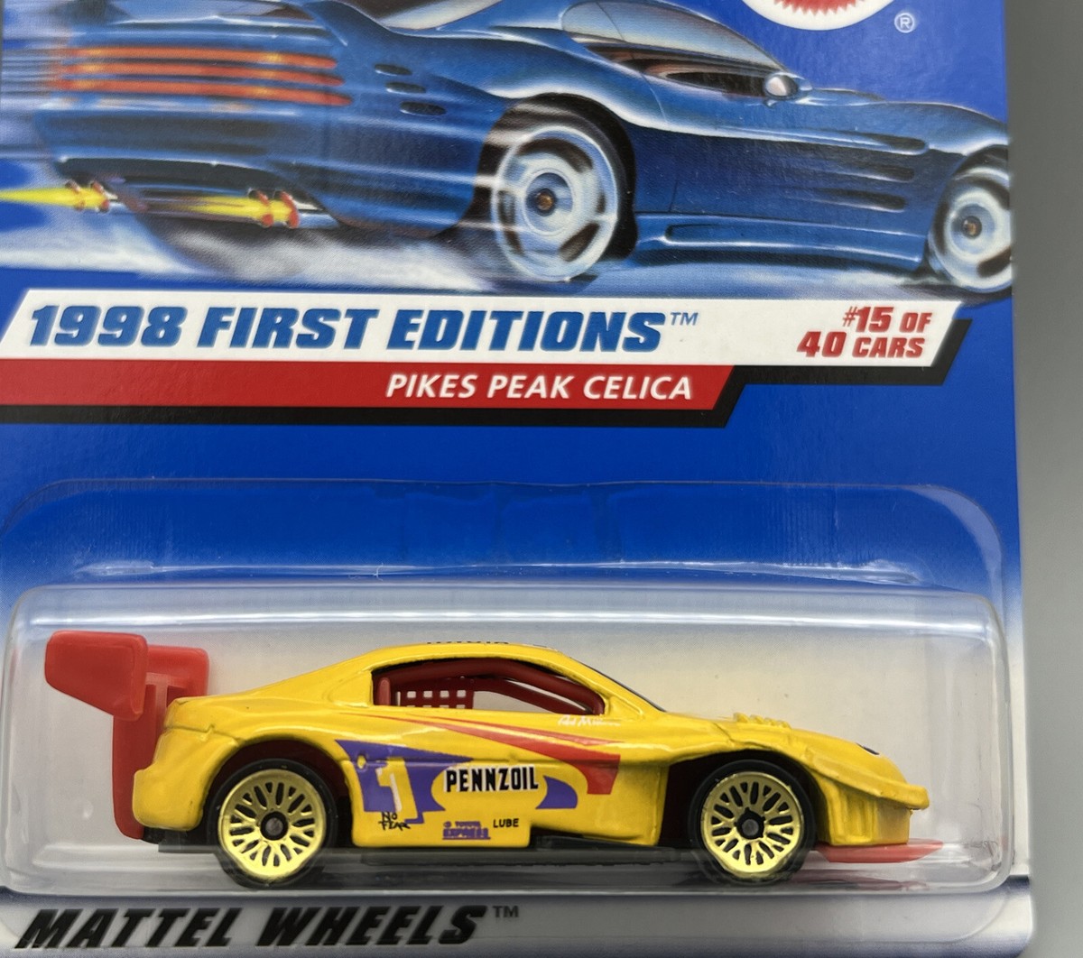 Hot Wheels 1998 First Editions Pikes Peak Celica 15 of 40