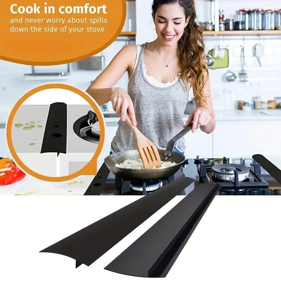Oven Cover Countertop Joint Rails Kitchen Cooktop Antifouling Sealingღ ...