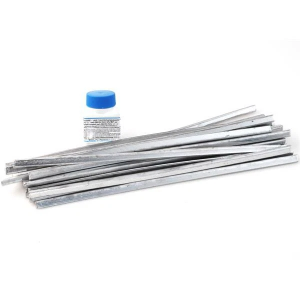 TBS-AACHEN Zinn 90 % Karosseriezinn 2 kg bleifrei + 250g Paste, Lötzinn Stangenlot Weichlot