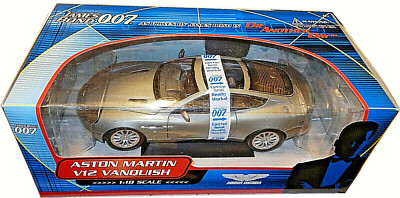 James Bond´s Aston Martin V12 Vanquish ''DIE ANOTHER DAY'',  1/18,  NEW