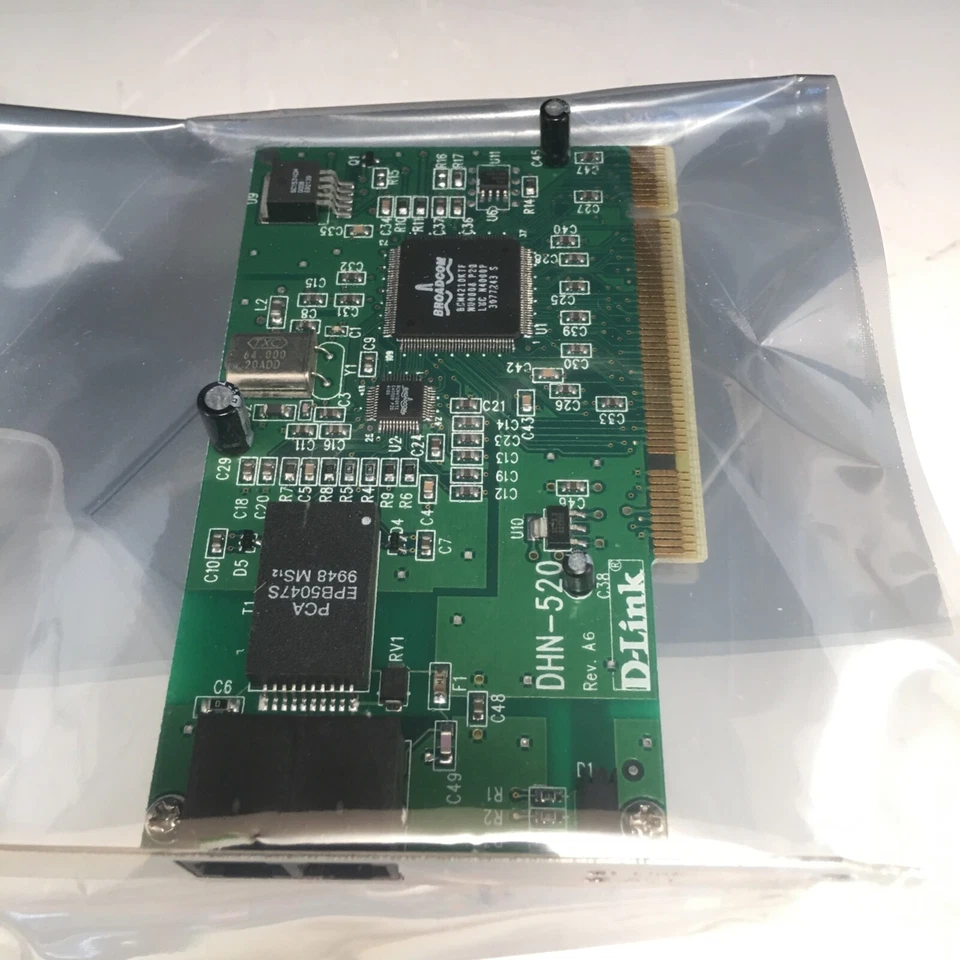 Vintage D-Link DHN-520 10Mb Phone Line internal adapter - Image 4 of 4