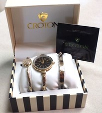 Croton Women's 3 Piece Wristwatch Set New in Box/Manual