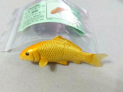 Furuta Kaiyodo Choco Egg Animal Figure Japanese Koi Carp Golden Yellow Ogon Fish Ebay