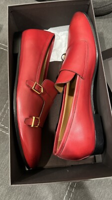 Superglamourous Odilon Nappa Red Loafer Superglamorous Odilon Nappa Loafers Black | MensDesignerShoe.com main image 4