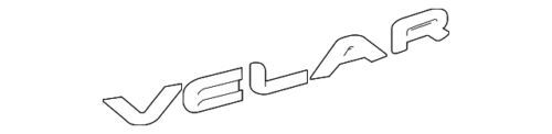 Placa de identificación para Land-Rover (N/P LR095716)