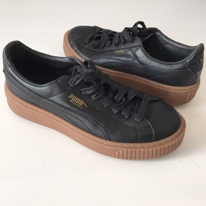 puma leather platform