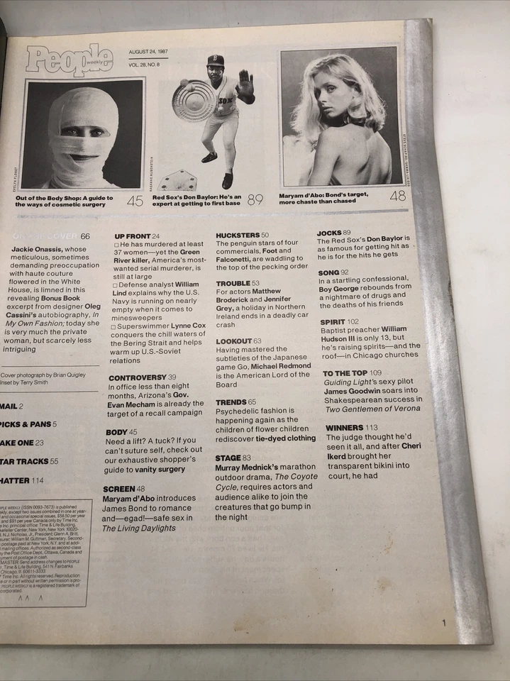 People Magazine August 24, 1987 Foto 2 de 4