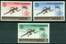Gambia Scott #244-246 MNH Commonwealth Games Sports $$