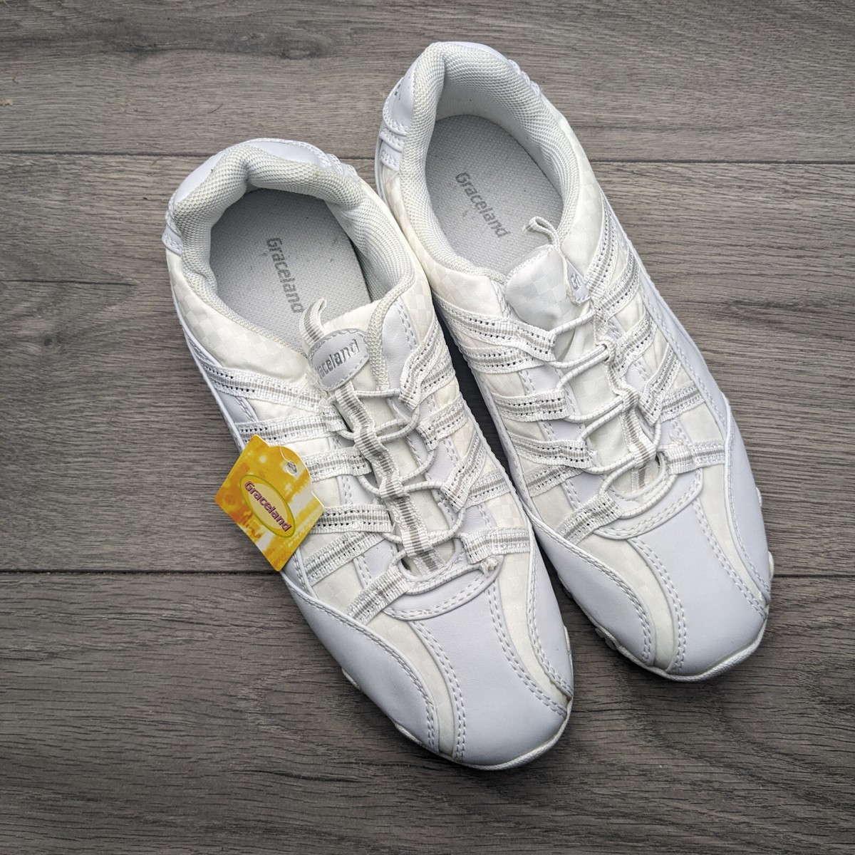 Graceland Deichmann Ladies White Trainers GRACELAND DEICHMANN SIZE