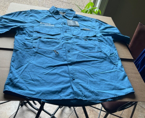 SM Eddie Bauer Shirts Mens LOT of 2 Short Sleeve Vented Fishing Cotton NWT