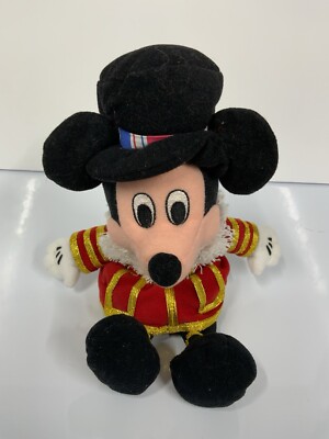 Disney Store Beefeater Mickey Mouse Sitzsack Plüschtier Kuscheltier 9 Zoll London Geschenk