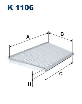 Filtron K 1106 Filter, Innenraumluft-image