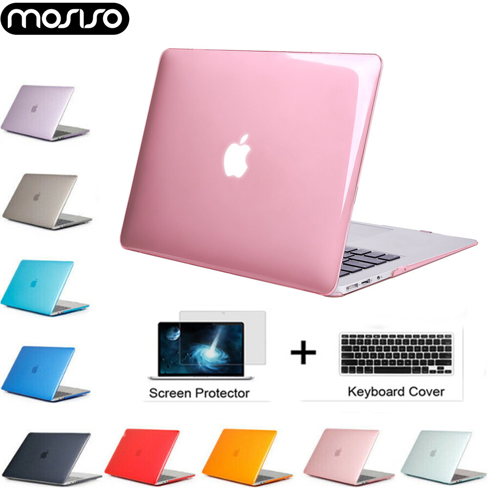 Rubberized Coated Case for Macbook Pro 13 15 Touch Bar New +KB Cover+Screen  Skin