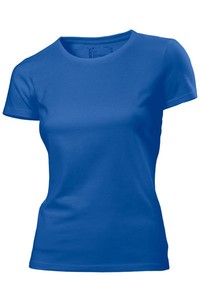 ladies blue short sleeve shirt