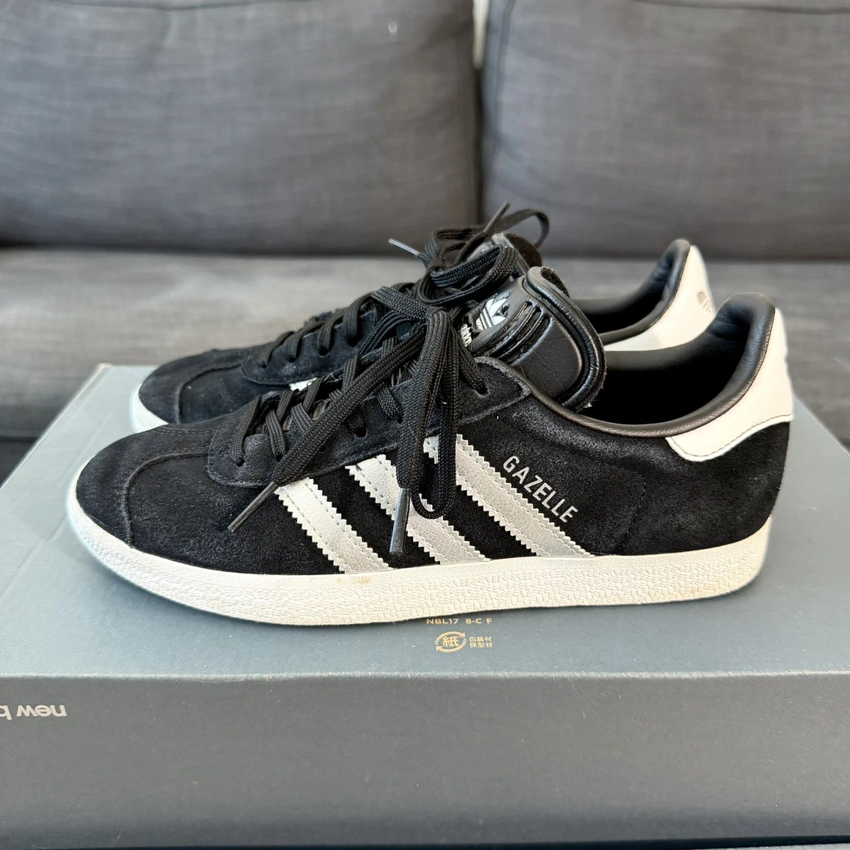 adidas gazelle silver green womens adidas Originals Gazelle W Core Black/Silver Metallic/White