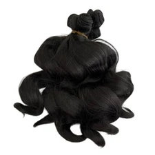 6 Pack Body Wave Hair Extension Bundle in Black 18 Inches