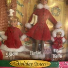 Barbie Holiday Sisters Gift Set Stacie, Barbie, Kelly Vintage 1999 Mattel