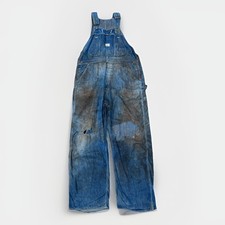 Vintage 1930s The Big Favorite Overalls 39x29 Sanforized Work Wear Farm Found