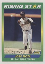 1992 Score 100 Hottest Rookies Box Set Jose Mota #47 qf6