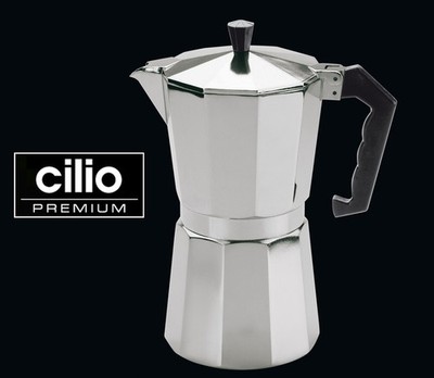 Cilio - Espressokocher ''Aluminium Classico'' 6 Tassen 320619