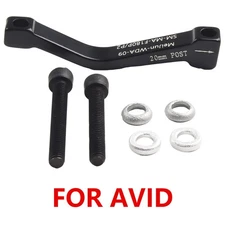 1 X Disc Brake Adapter Stainless Steel Black Post + 20mm For Disc Brake