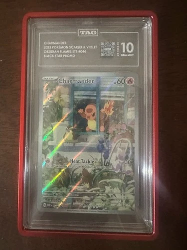 Pokemon Obsidian Flames Charmander #044 TAG 10 GEM MINT