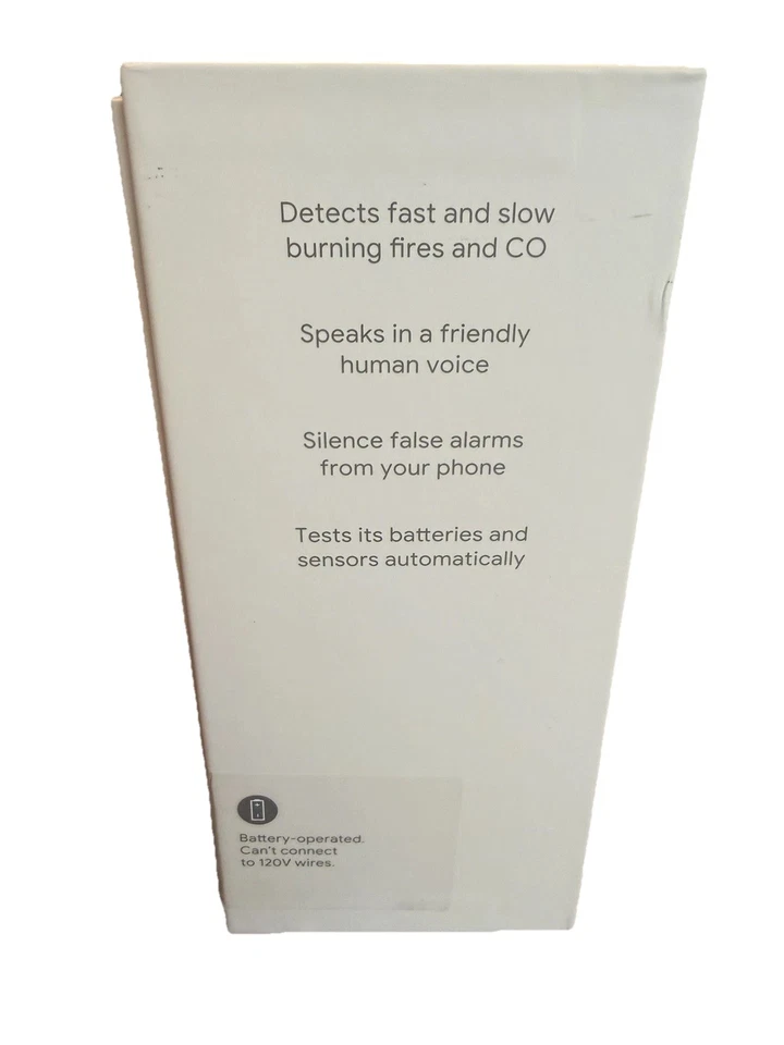 Google Nest Protect Smoke & Carbon Monoxide Alarm Battery S3000BWES 2nd gen - Image 3 of 4