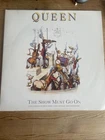 Queen 'The Show Must Go On' 12" Etched UK Vinyl Single Gatefold Record (1991)