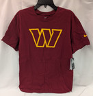 Nike Washington Commanders Mens Nike Tee Shirt Burgundy W Logo NFL Sz M - New