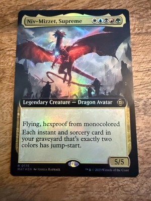 Niv-Mizzet, Supreme / der Höchste - FOIL - March of the Machine - NM/EX -EN- MTG