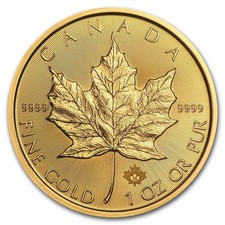 2019 Canada 1 oz Gold Maple Leaf BU 4683.38 per troy oz