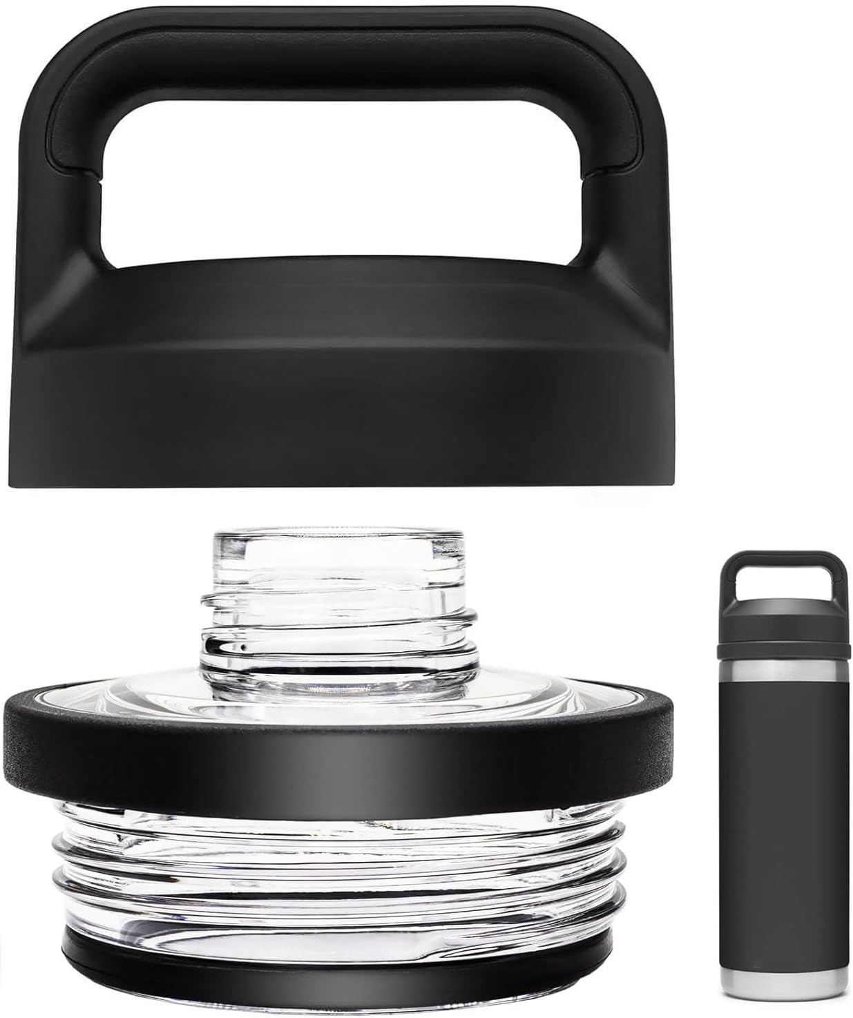 Replacement for YETI Rambler Bottle Chug Cap Lid, Screw Top 