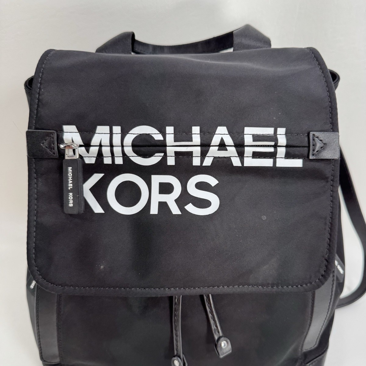 Michael Kors | Black Nylon Drawstring Backpack Michael Kors Quilted Nylon Backpack - Black Backpacks  main image 2