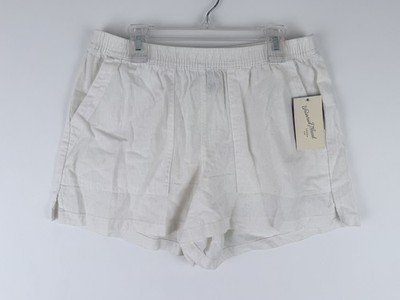 Universal Thread Women s Mid Rise Linen Pull On Shorts SMALL