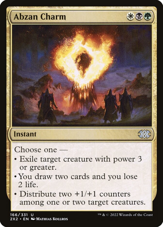Abzan Charm (166) Double Masters 2022 MTG Magic