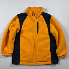 Vintage Kids L.L. BEAN Reversible Jacket Fleece Lined Water Resistant Coat Sz 8