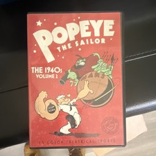 Warner Bros. Popeye the Sailor: The 1940s Vol. 2 Remastered DVD NR NTSC