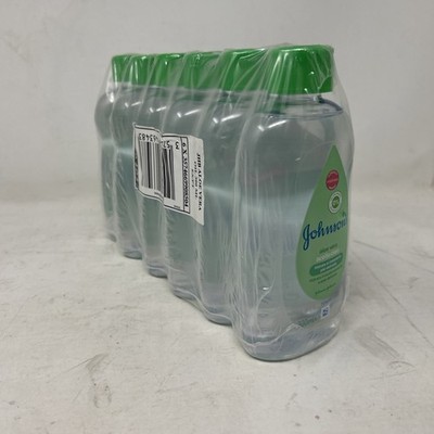 6pk JOHNSON'S Baby Oil ALOE VERA - HYPOALLERGENIC 10.14 oz. (300ml)