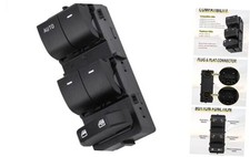 Power Window Switch Control Button Driver Side Compatible with Ford F250 F350