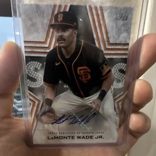Topps 2023 Series 1 LaMonte Wade Jr. Autograph San Francisco Giants #BSA-LW