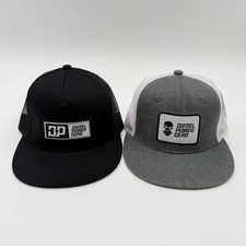 Lote de 2 gorras de camionero Diesel Power Gear negras grises Snapback DPG Diesel Brother