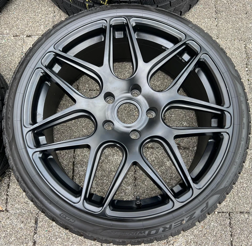 4 ALU 20" 21" WINTERRÄDER PORSCHE 911 992 245/35R20 91V 305/30R21 100V RDKS TOP - Bild 3 von 4