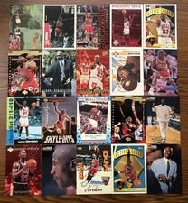 Michael Jordan 20 Card Lot Chicago Bulls Basketball Cards No Duplicates