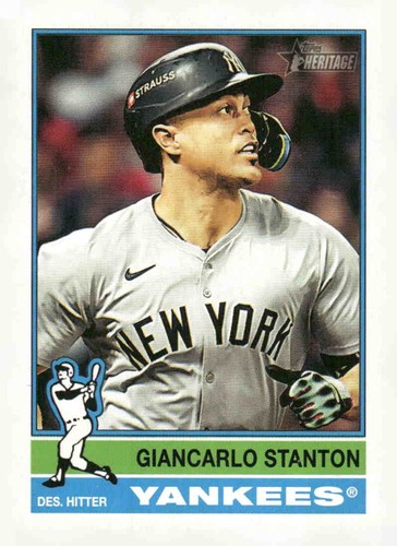 2025 Topps Heritage #212 Giancarlo Stanton | Baseball Card