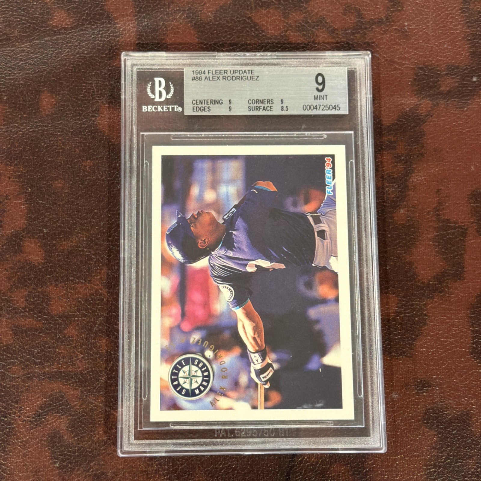 1994 Fleer Update - Alex Rodriguez #U86 (RC) Bgs 9.0