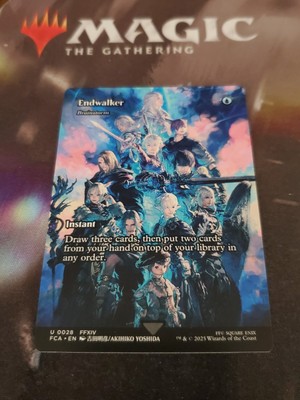 Mtg. Endwalker - Brainstorm. Showcase. Final Fantasy. Pack Fresh