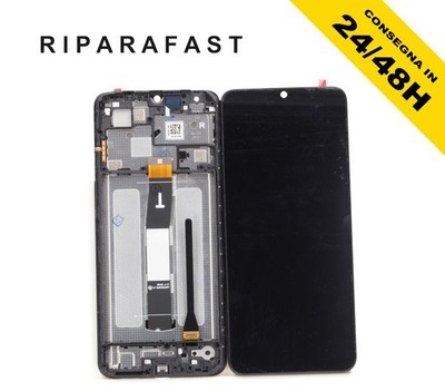 LCD-Display Rahmen Xiaomi POCO C55 MZB0DDPIN MZB0DDKIN MZB0DDTIN Touch Schwarz